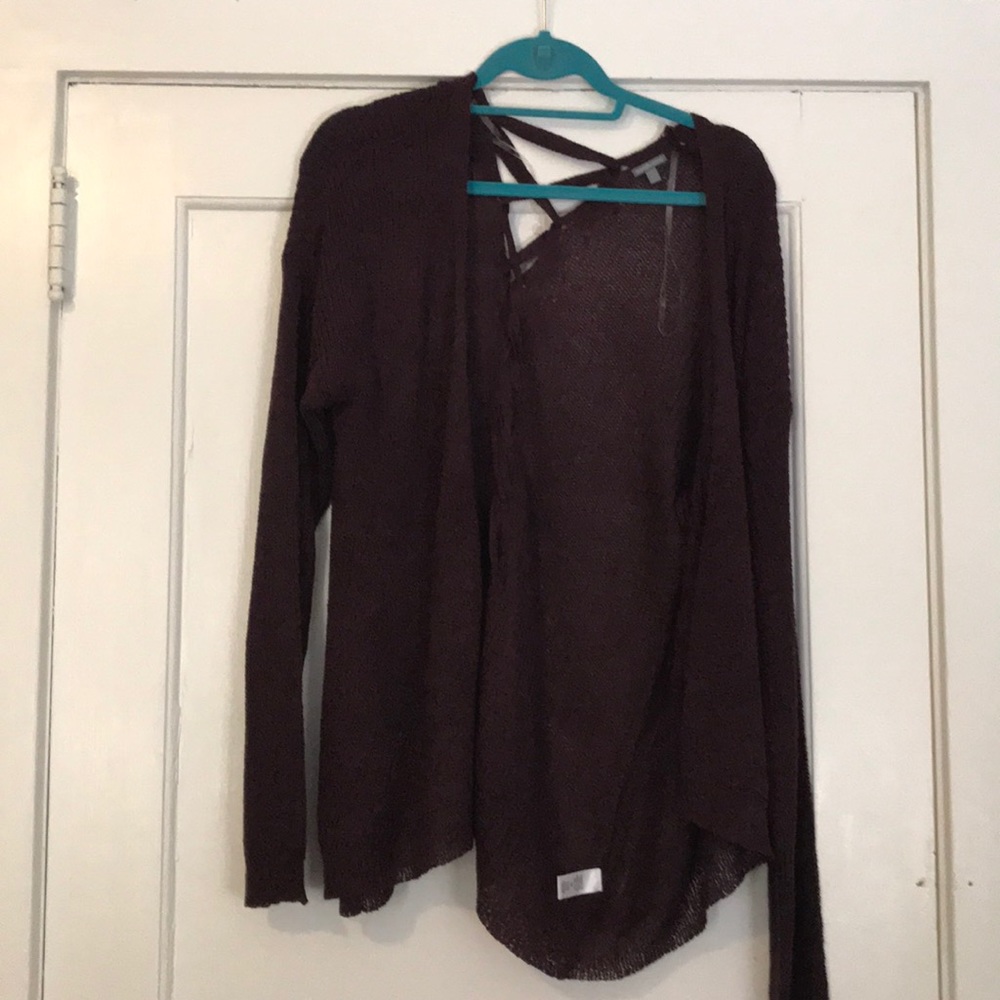 Braided-back Sweater